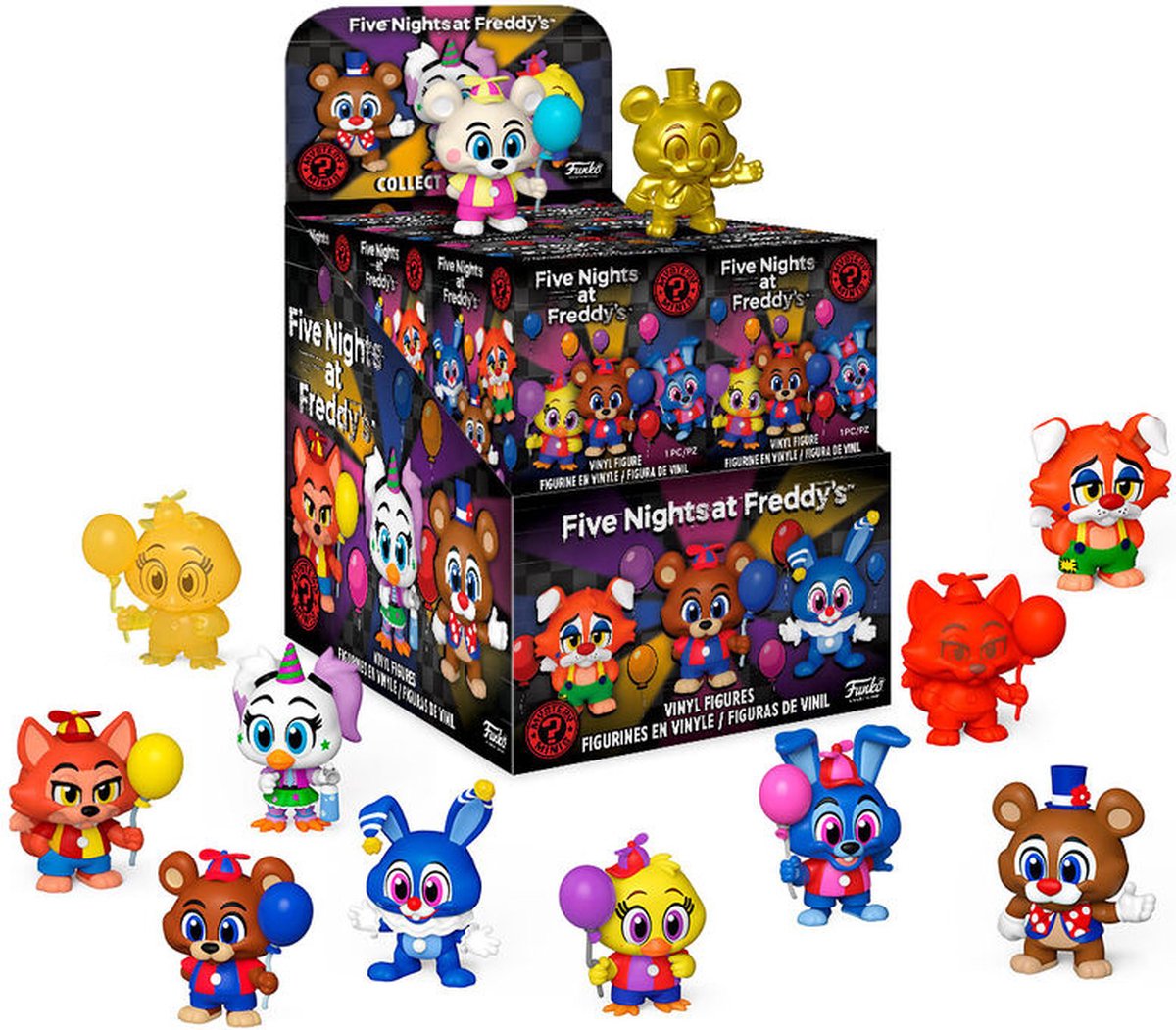 Funko Mystery Minis : cinq nuits au ballon du cirque de Freddy