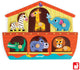 Janod - puzzle boutons - Arche de Noé - 6 pièces