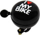 Sonnette de vélo Dresco Dingdong I Love My Bike - noir - 60 mm