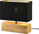 Rl vis ta lumière réalité boisée - lampe de table - marron; noir