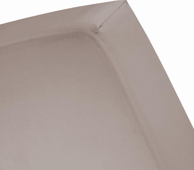Cendrillon - drap-housse jusqu'à 30 cm de hauteur de matelas - 80x200 210 cm - taupe