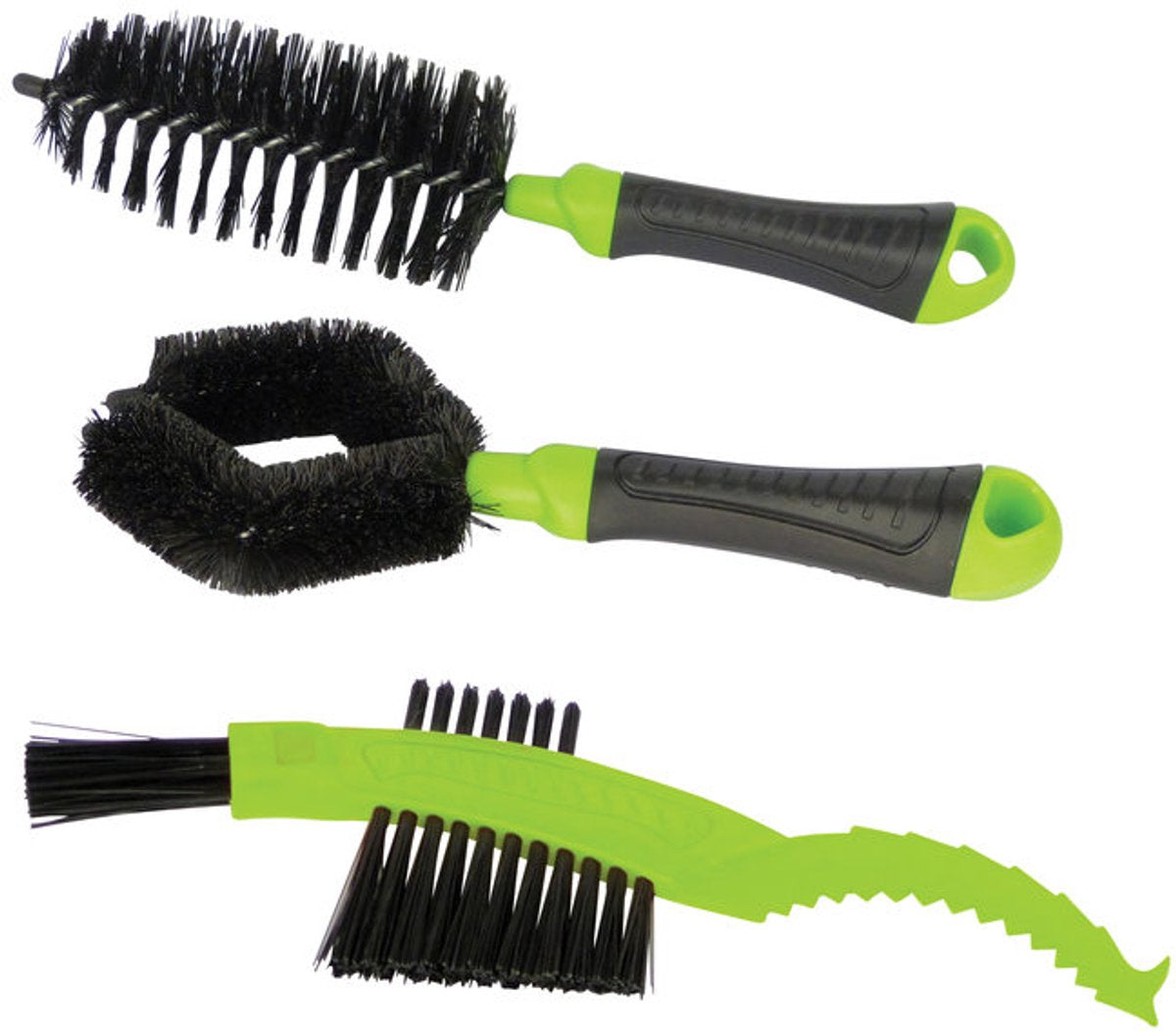 Jeu de brosses à vélo Dresco 3 pièces | 3 brosses à vélo pour nettoyer et entretenir les vélos