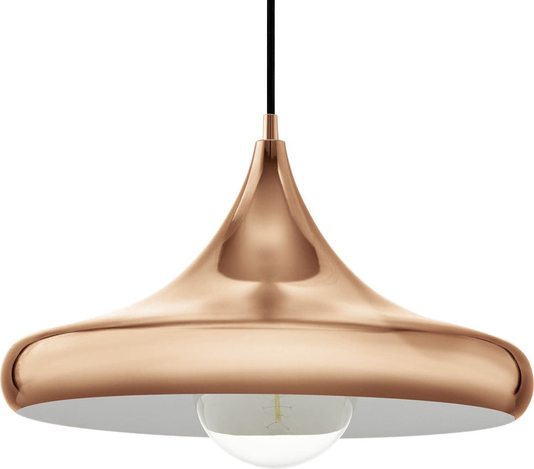 Eglo coretto 2 - suspension - 1 lumière - ø400mm. - couleur cuivre