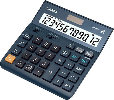 Calculatrice Casio DH-12et bleue