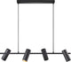 Nordlux alanis-4x lampe suspendue-gu10-noir