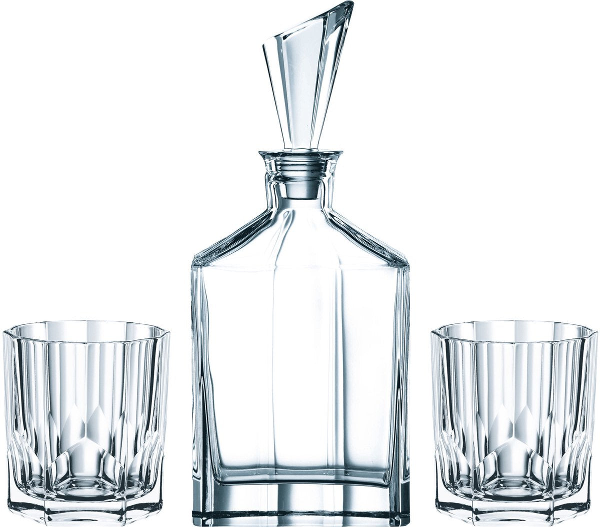 Nachtmann Aspen Whisky Set 3 pièces en verre cristallin Astuce cadeau