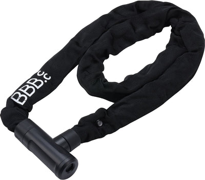 Chaîne de protection pour clavier de cyclisme Bbb - antivol de vélo avec housse de protection durable - longueur : 100 cm - épaisseur : 5 mm - câble antivol pour vélo de ville, vélo de course VTT - bbl-115
