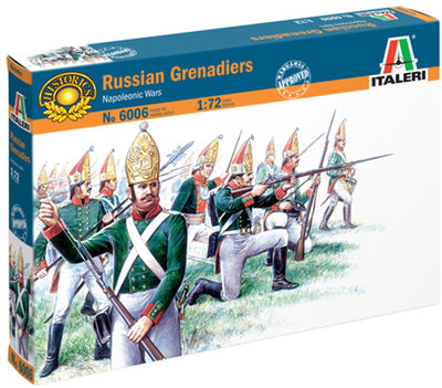 Maquette Italeri véhicules militaires - 6006 grenadiers russes - Guerres napoléoniennes - 50 figurines plastique - 1:72 - modélisme