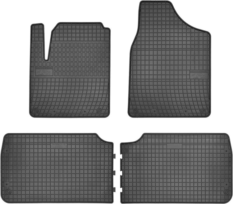 Tapis en caoutchouc Frogum pour siège Alhambra 1996-2009 (pour version 5 places en 1ère et 2ème rangée de sièges) -