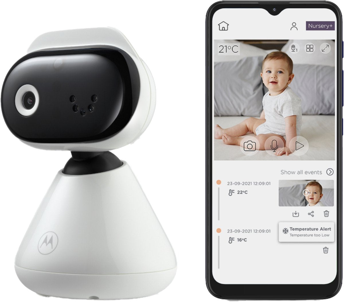 Motorola pip1000 connect pip1000 connect (eu) moniteur vidéo pour bébé