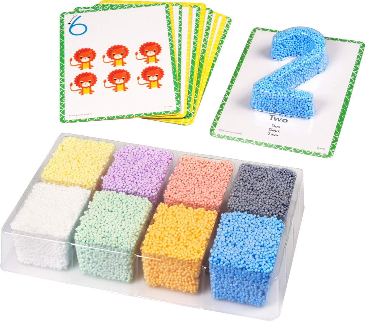 Ressources d'apprentissage Playfoam® Shape Learn Numbers Set - 3+
