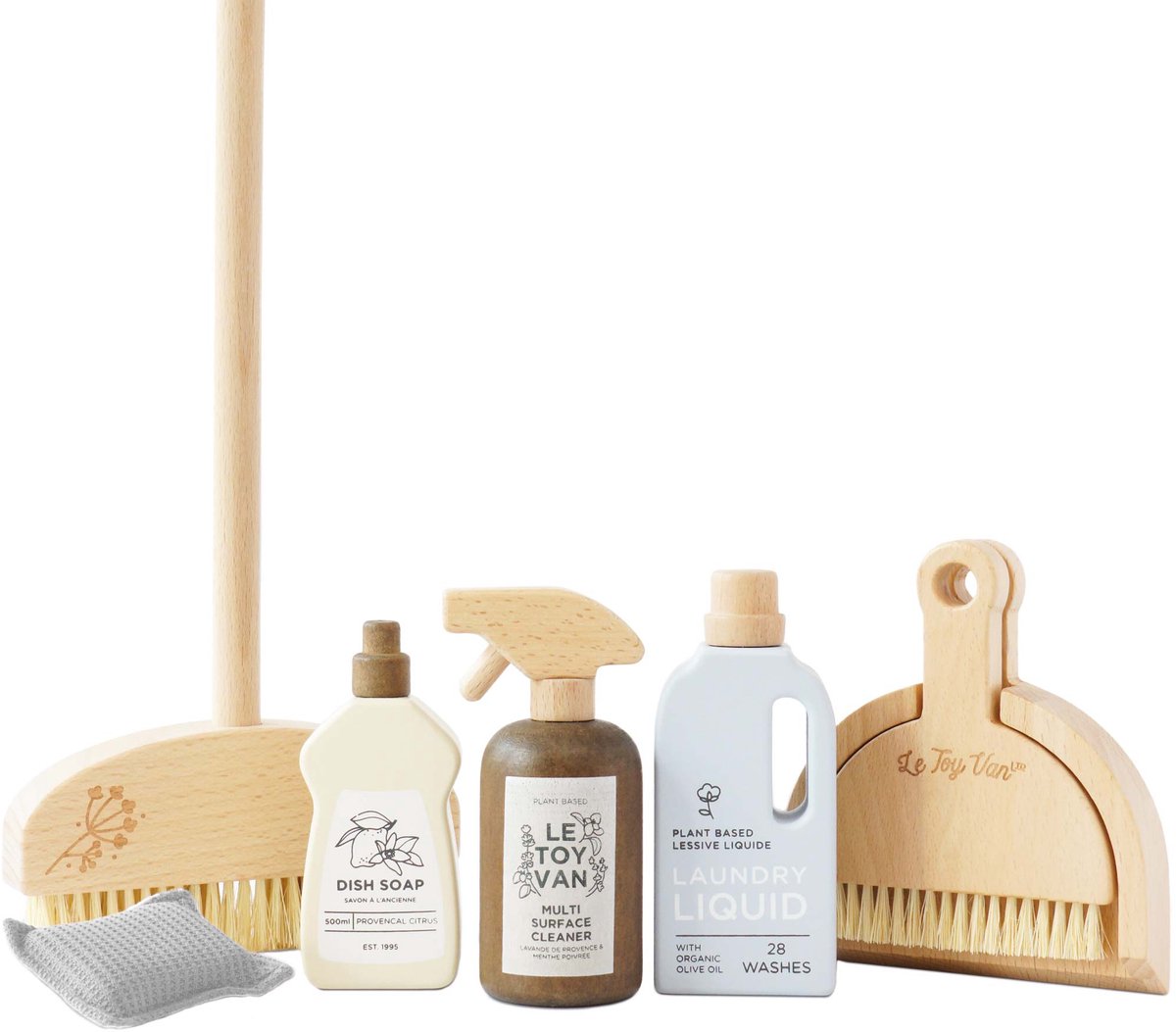 Le jouet de set de nettoyage écologique fsc 100% jouets.