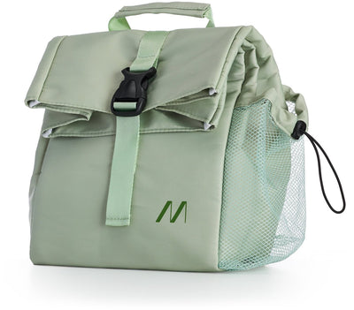 Sac isotherme Muitomas 8 litres - isolation thermique - un compartiment central - poche latérale pour bouteille - bandoulière réglable - vert