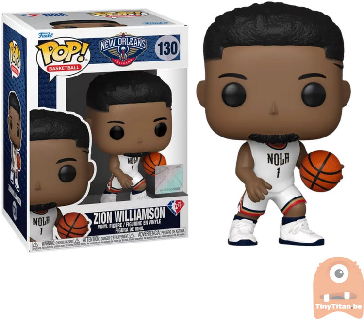 Funko-pop ! basket-ball zion williamson 130 21-22 nba city édition