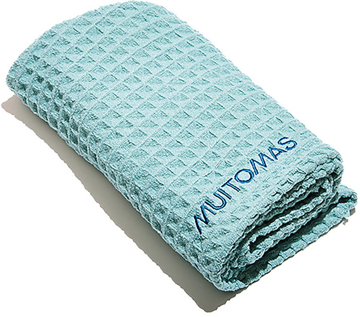 Serviette pour cheveux Muitomas – super absorbante – séchage rapide – couleur élégante – légère et compacte – bleu