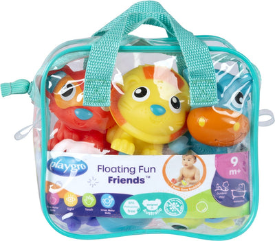 Jouets de bain Playgro - amis amusants flottants - coffret cadeau de bain - sans moisissure - jouets de bain - jouets aquatiques bébé - jouets aquatiques pour tout-petits - jouets pour bébé - jouets aquatiques - sans BPA