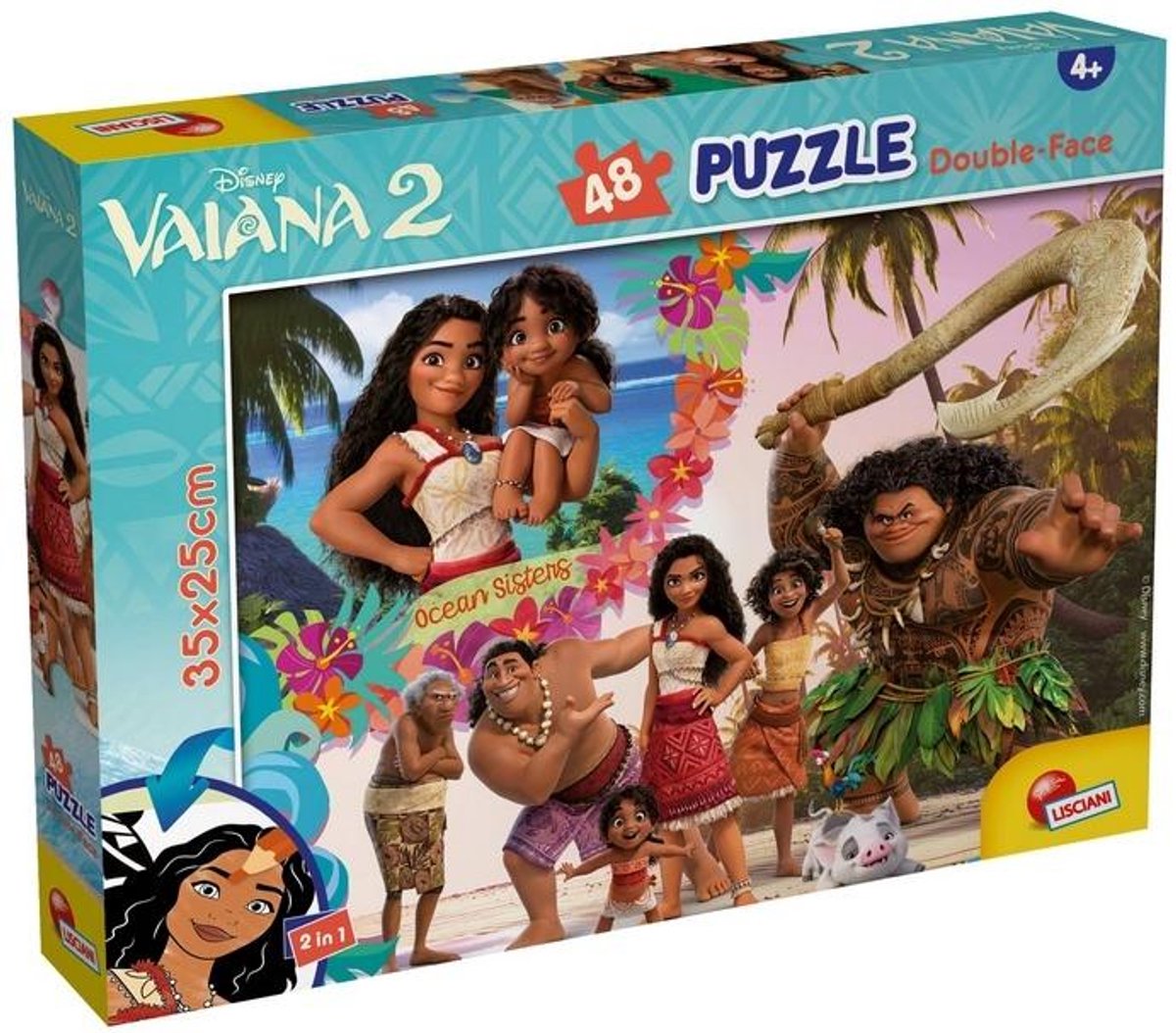 Lisciani Disney Puzzle Df M-Plus 48 Océanie 2