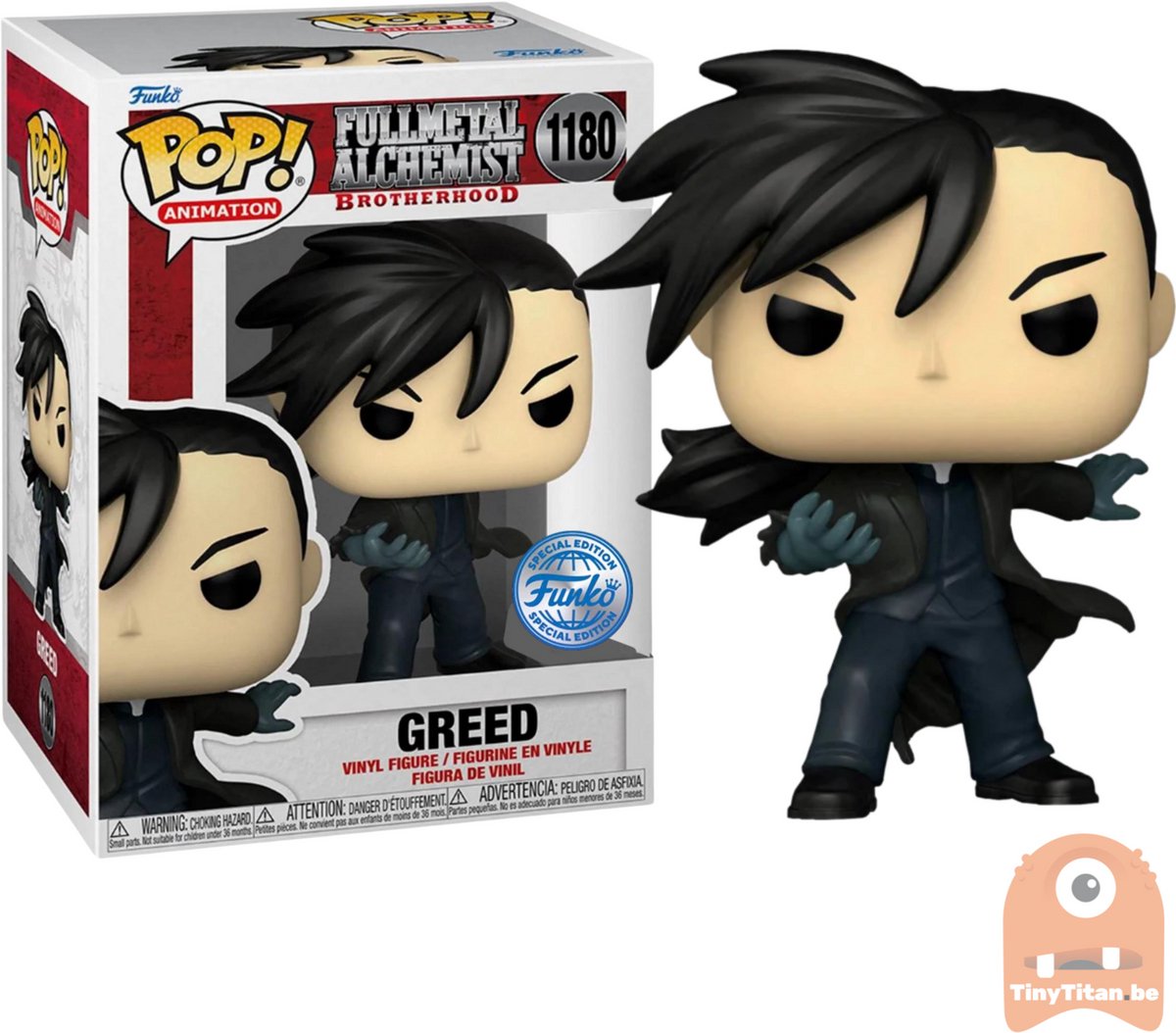 Funko-pop ! animation : fullmetal alchemist : fraternité - cupidité exclusive