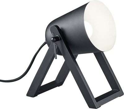 Rl live your light reality marc - lampe de table - noir mat - excl. 1x e27 4,9 w - interrupteur à cordon