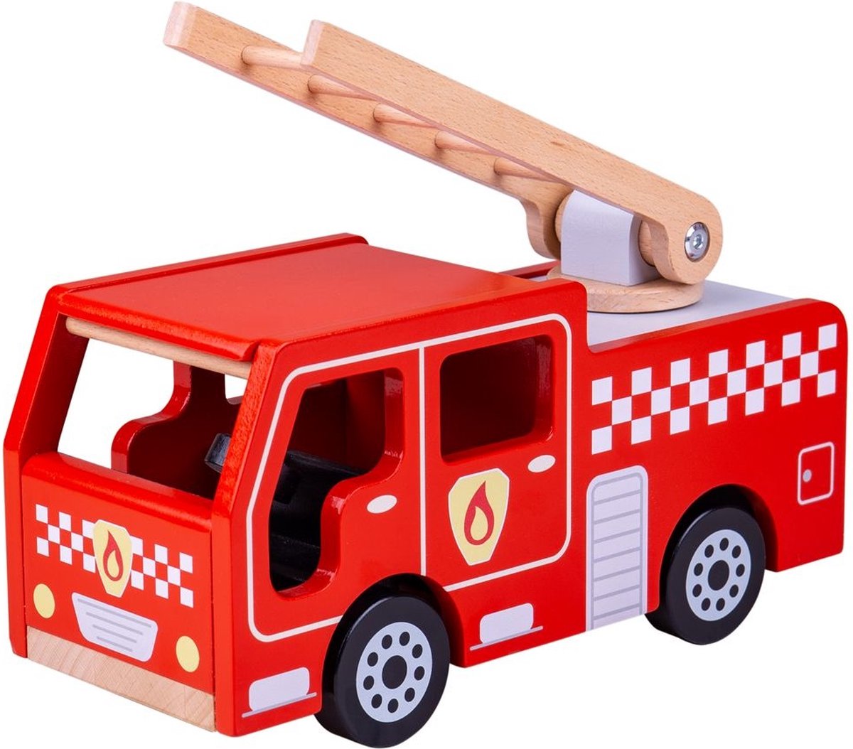 Camion de pompiers en bois de Bigjigs