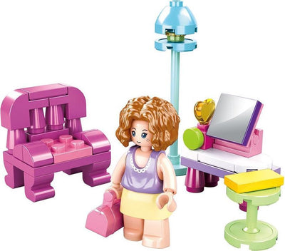 Salon de rêve de fille Sluban (m38-b0800c)