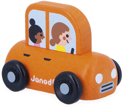 Janod - carrefour - voiture familiale en bois