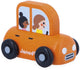 Janod - carrefour - voiture familiale en bois