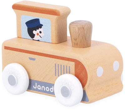 Janod - carrefour - train en bois