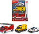 Dickie Toys SOS Team Set Services de secours néerlandais - Police - Pompiers - Ambulance - À partir de 3 ans - Véhicule jouet