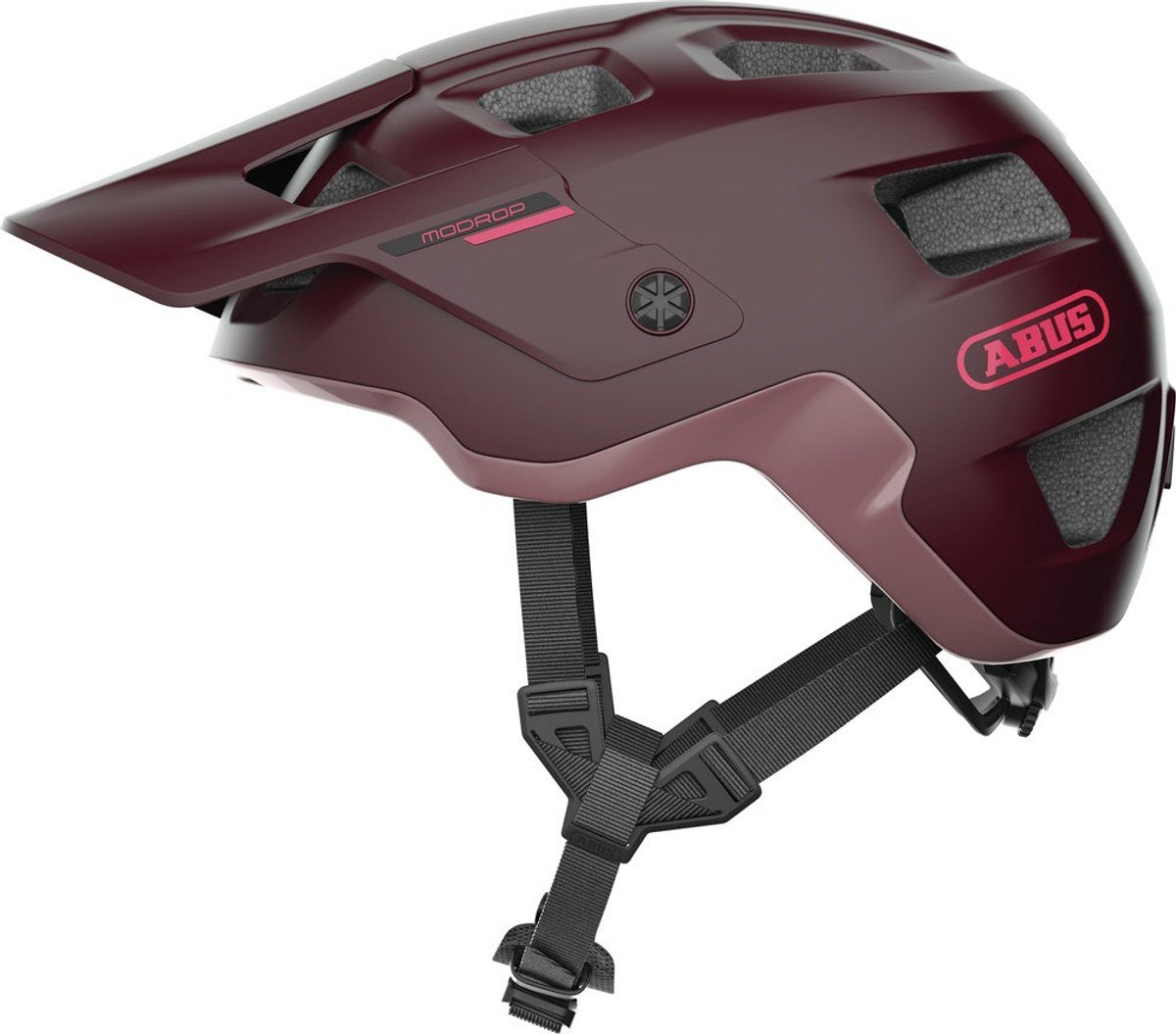 Abus fahrradhelm vtt modrop 67601-wildberry rouge-s