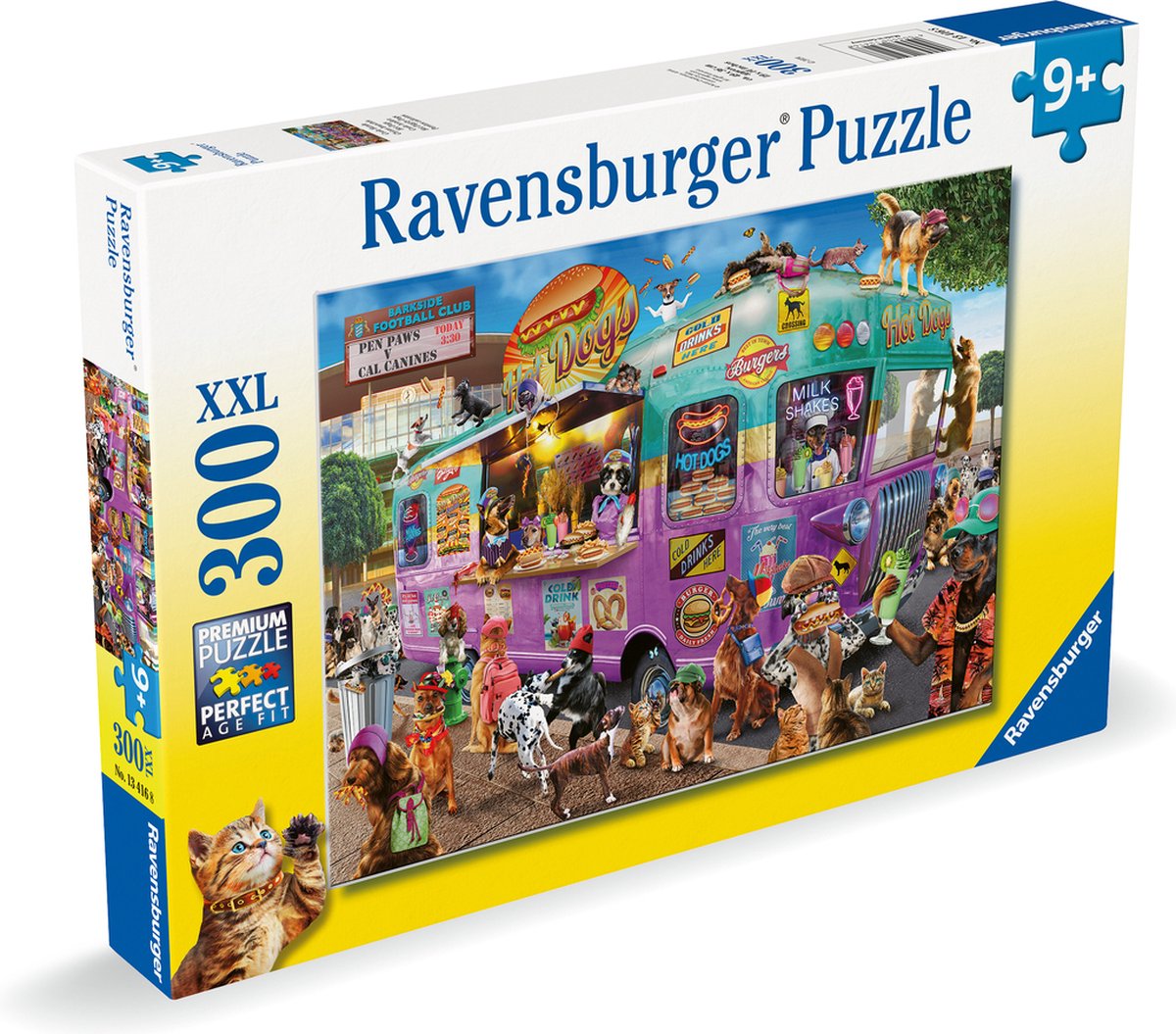 Ravensburger Jigsaw Puzzle XXL Hot Diggity Dogs, 300st.