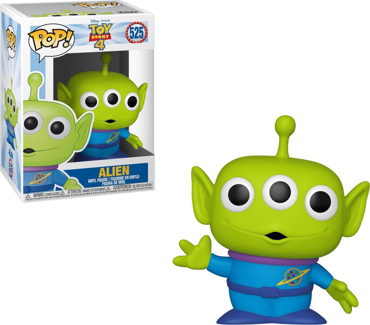 Histoire de jouets Disney Funko - Histoire de jouets 4 pop ! figurine de collection alien 9 cm - multicolore