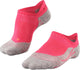 Falke ru4 chaussettes de course invisibles anti-ampoules en coton matériau fonctionnel femme rouge - taille 35-36