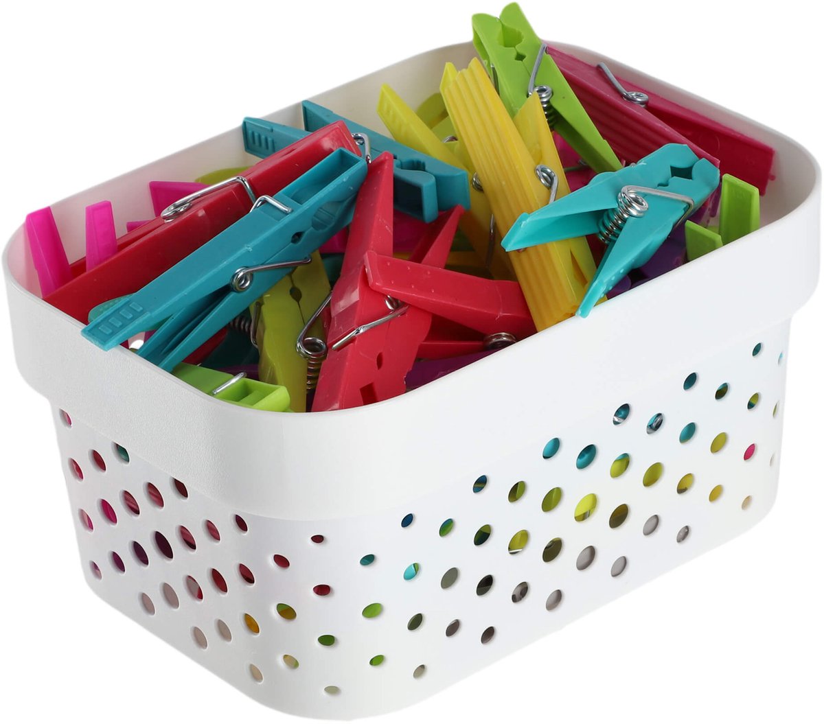 Courbe | panier infinity dots xs 1,4 l recyclé, blanc, matériau 100% recyclé, 17 x 12,6 x 8,4 cm