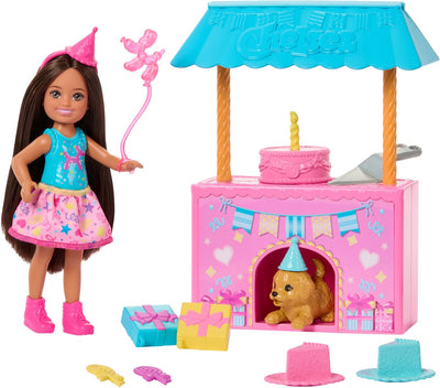Poupée surprise d'anniversaire Barbie Club Chelsea et accessoires