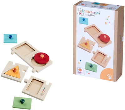 Eichhorn - puzzle - trieur de formes montessori - bois