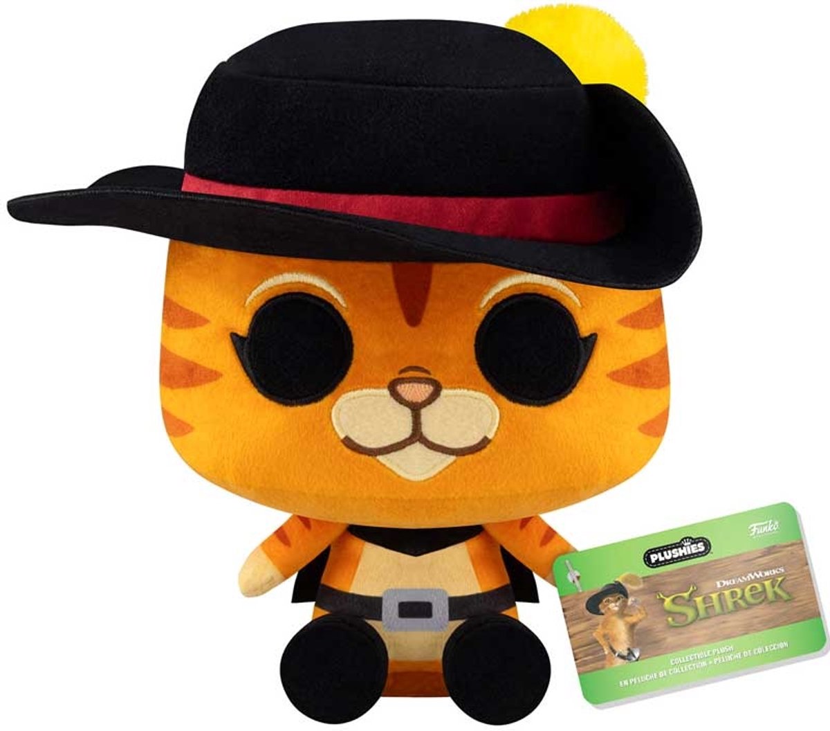 Funko-pop ! Shrek - le chat botté en peluche