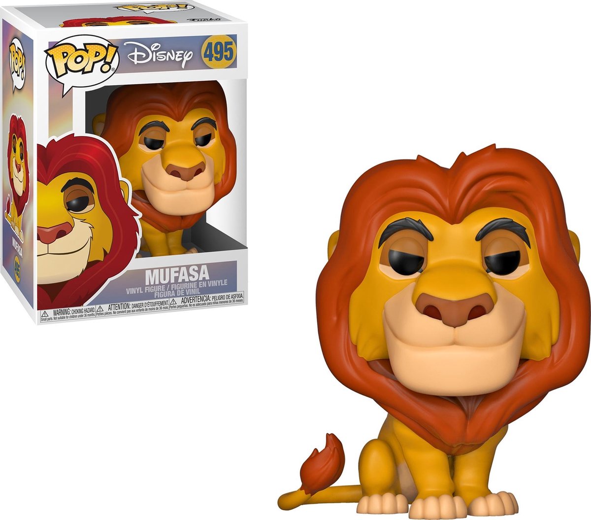 Funko-pop ! roi lion n° 495 Mufasa - figurine de collection