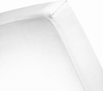 Cendrillon - drap-housse - jusqu'à 30 cm de hauteur de matelas - 70x200 210 cm - blanc
