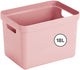 Boîte de rangement Sunware sigma home 18l - 35x24,6x24,3 cm - rose