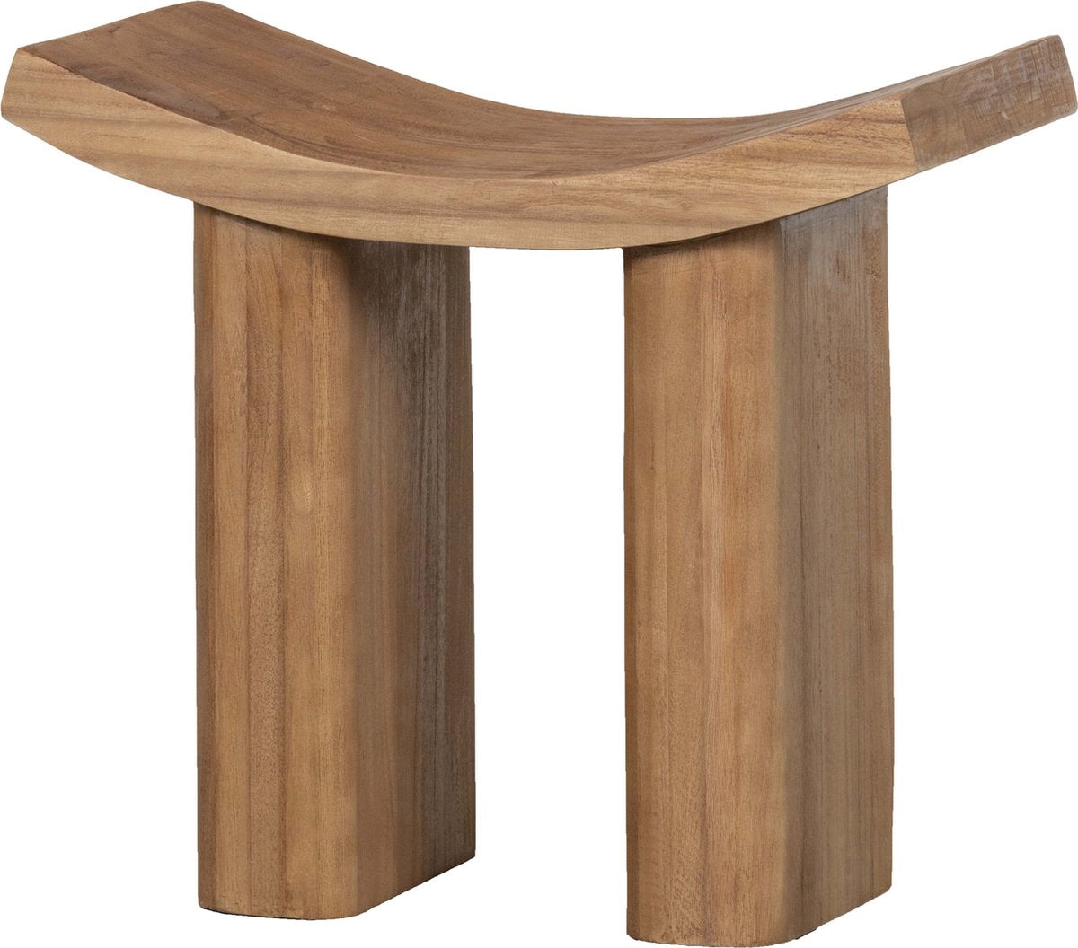 Tabouret Woood Japan - bois - naturel - 45x50x25