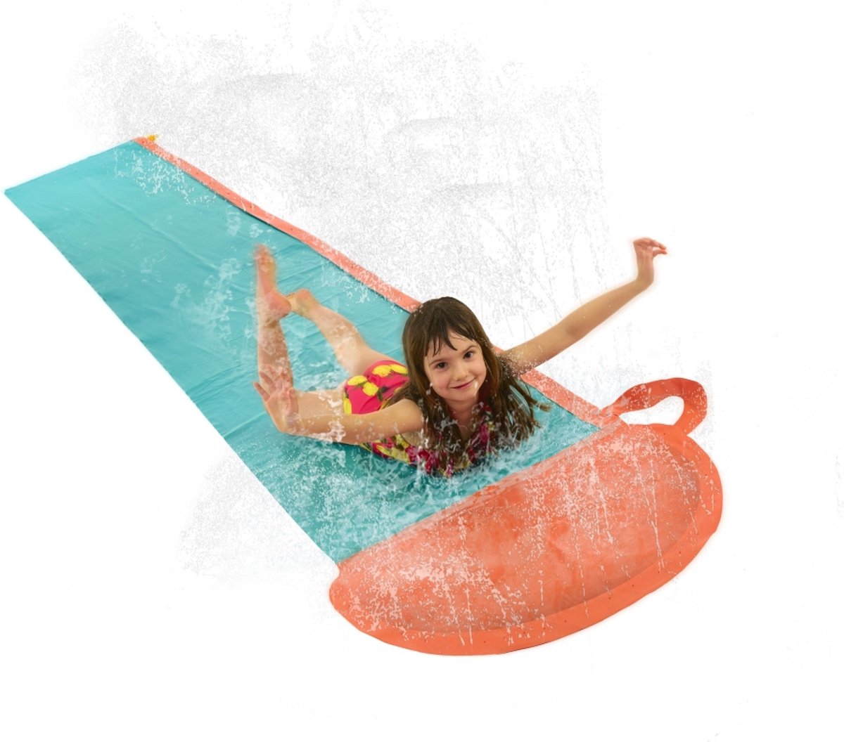 Toboggan aquatique pour piscine Didak simple - tapis de toboggan aquatique - 488x70 cm