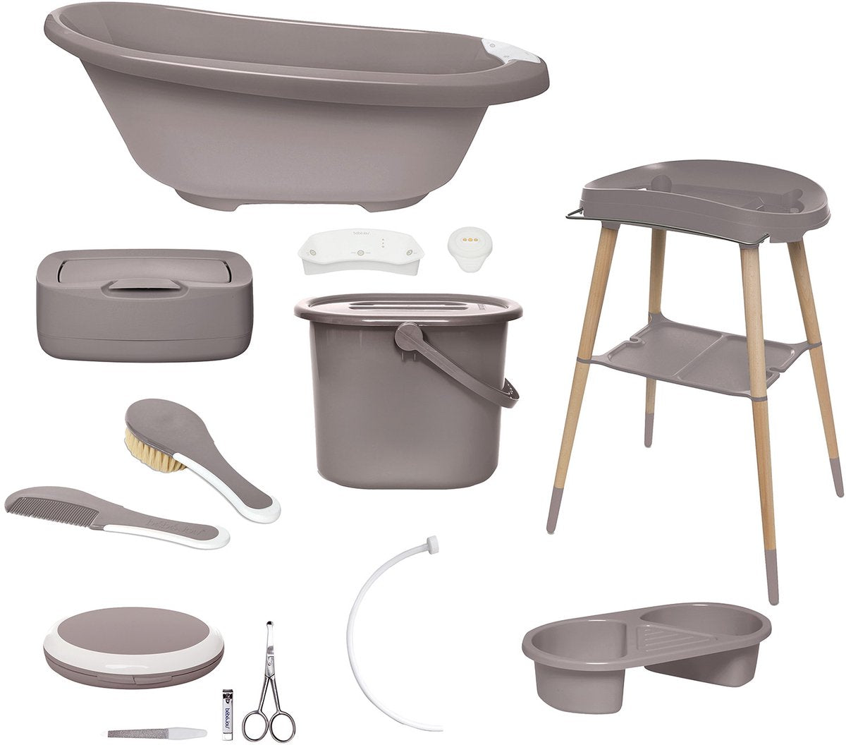 Ensemble de bain Bébé-jou 8 pièces sense edition marron craie