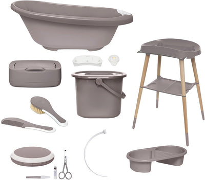 Ensemble de bain Bébé-jou 8 pièces sense edition marron craie