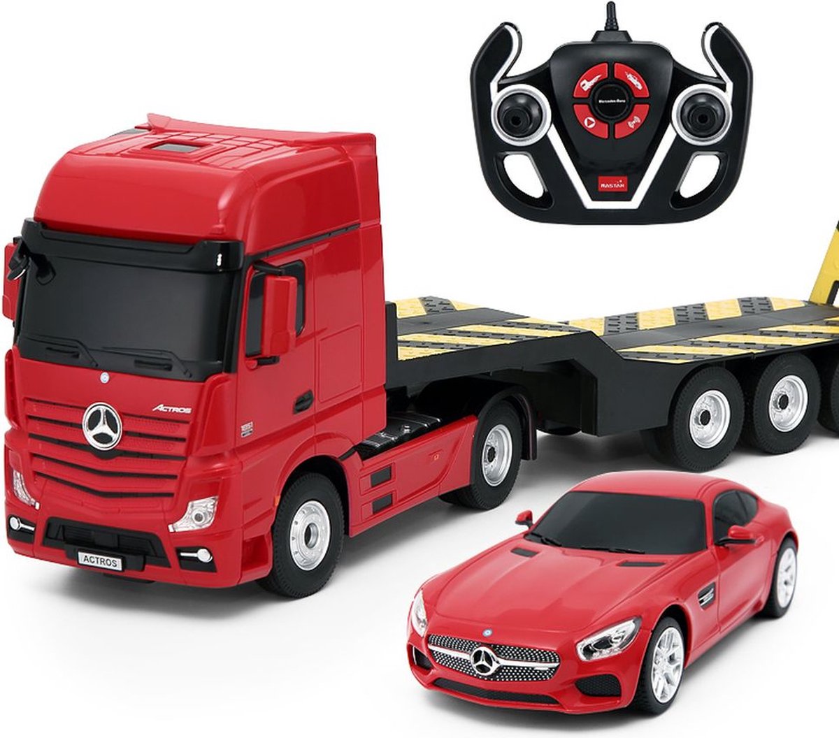 Rastar r c 1:26 mb actros + 1 24 voiture rechargeable usb