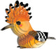 Eugy Puzzle 3D - Huppe fasciée - oiseaux - durable - collectionnez-les tous - 6 ans