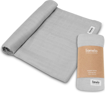 Lange en bambou Lionelo - couverture pour bébé 120x120 cm - 100% coton de bambou - antibactérien, antifongique hypoallergénique - thermorégulateur - lavable - doucement respirant - pour peaux sensibles