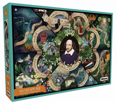 Gibsons - shakespeare (par anna stead) - 1000 pièces 68×49cm (l×h) - puzzle pour adultes