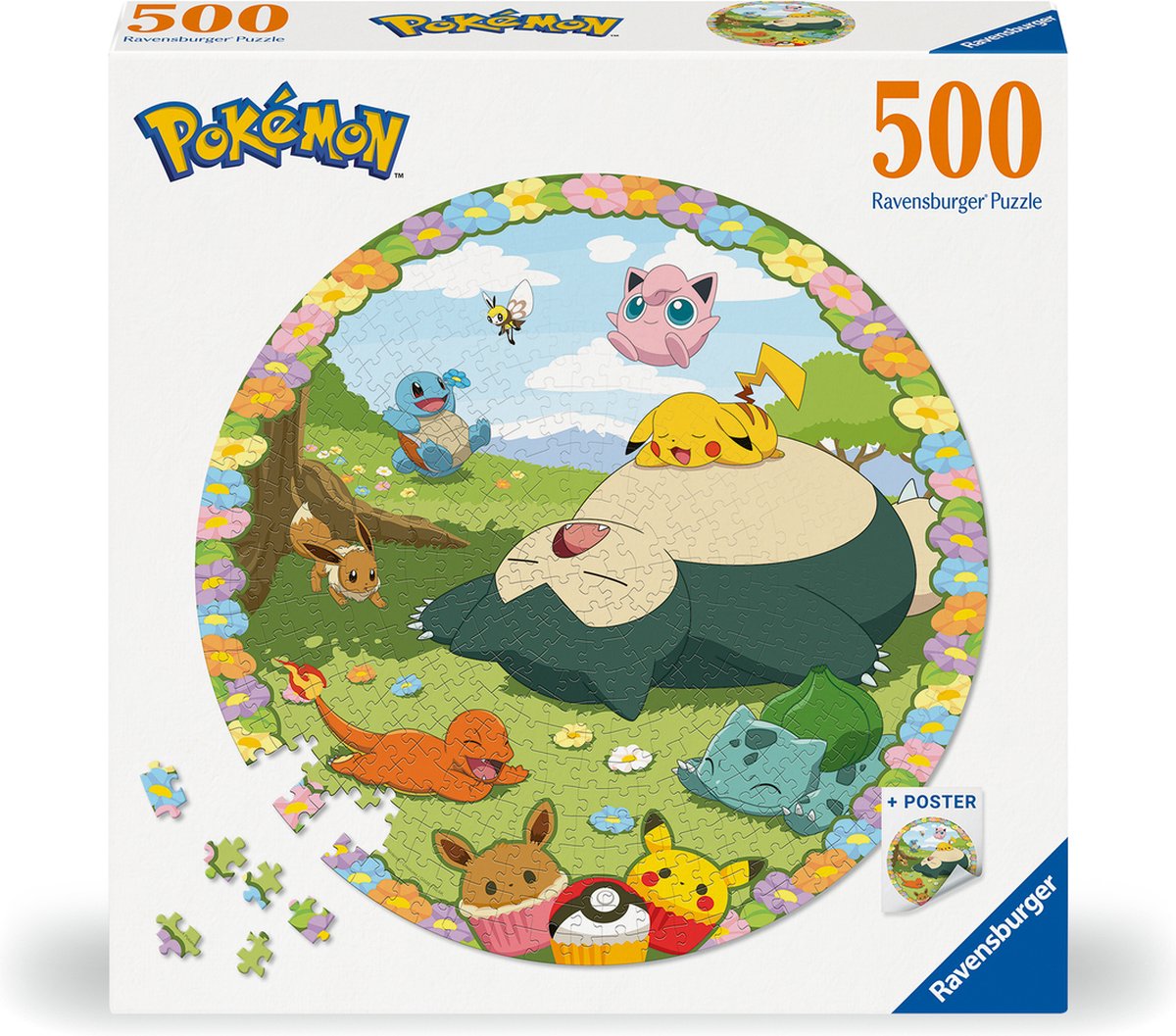 Ravensburger Puzzle de puzzle autour de Pokémon, 500e.