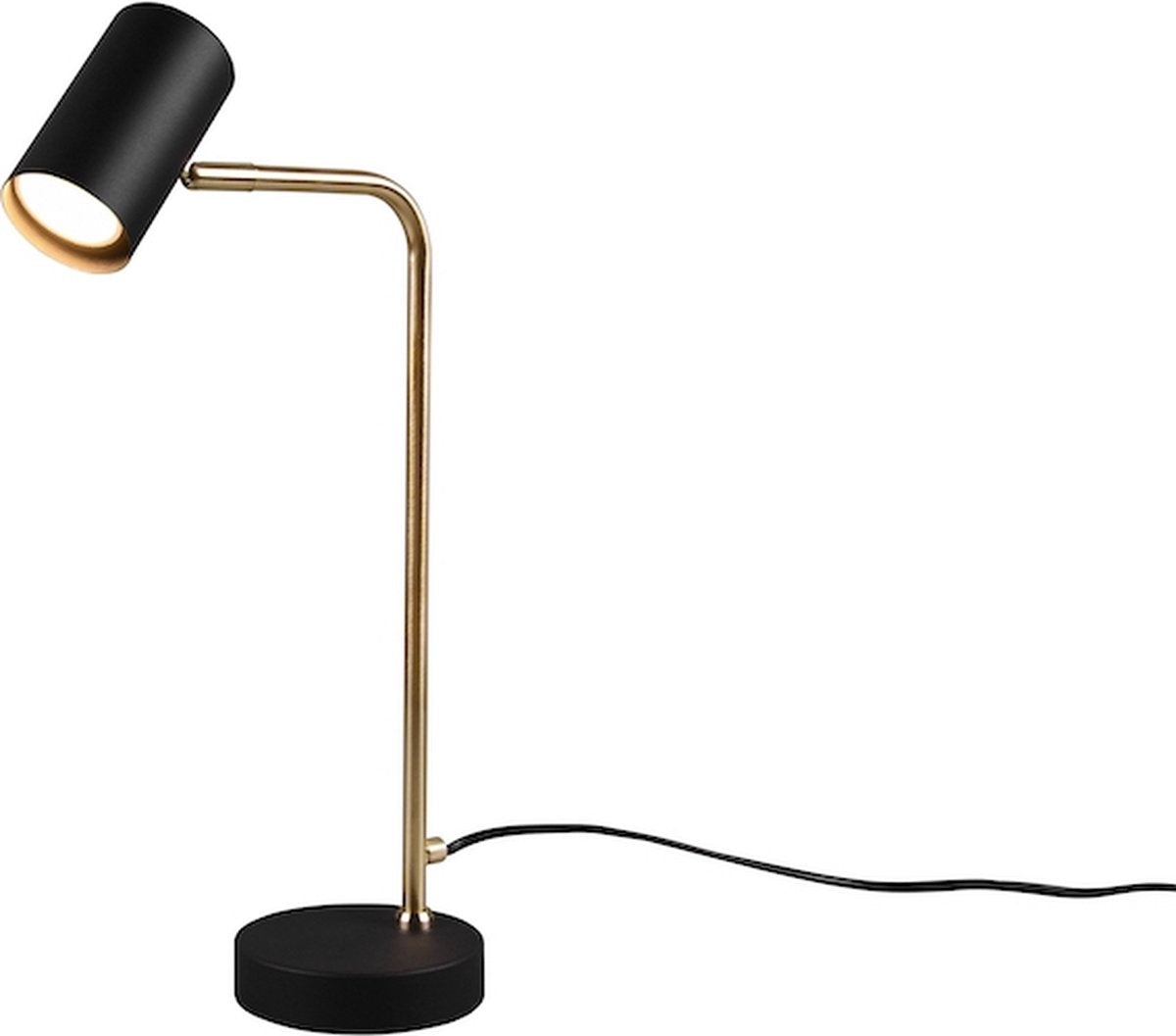 Trio Marley - lampe de table - laiton mat - excl. 1x gu10 4,5w